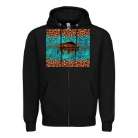 Black bison leopard gemstone Zipper Hoodie - Artiststas