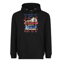 Black between the pages of a book is lovely place to be Heavyweight Hoodie - MaliasSmallBusiness