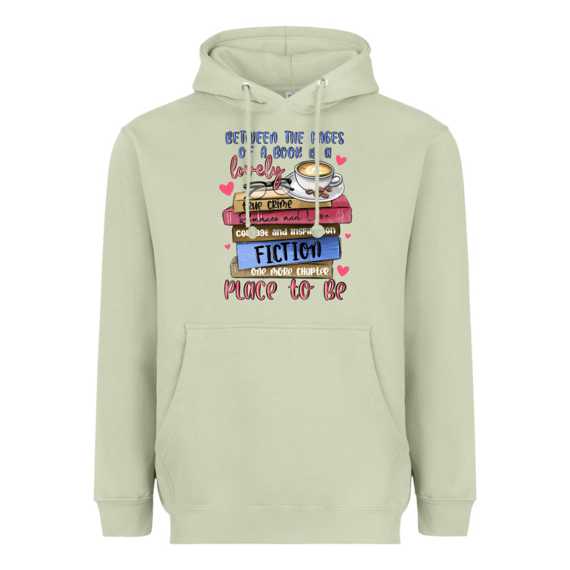 Between The Pages Of A Book Is Lovely Place To Be Heavyweight Hoodie by MaliasSmallBusiness | Teevron