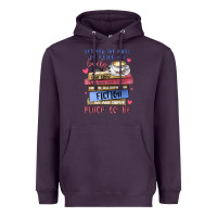 Plum between the pages of a book is lovely place to be Heavyweight Hoodie - MaliasSmallBusiness