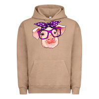 Pigment Burro pig with bandana Urban Hoodie - RanaPortraitStore