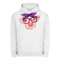 Pigment Lunar Rock pig with bandana Urban Hoodie - RanaPortraitStore