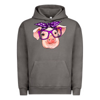 Pigment Tornado pig with bandana Urban Hoodie - RanaPortraitStore