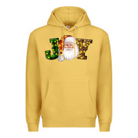 Antique Gold Christmas santa clause joy Premium Hoodie - AdoDesignShop