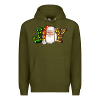 Army Green Christmas santa clause joy Premium Hoodie - AdoDesignShop