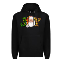 Black Christmas santa clause joy Premium Hoodie - AdoDesignShop