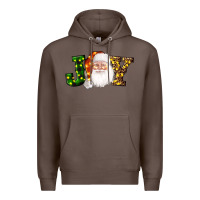 Coffee Christmas santa clause joy Premium Hoodie - AdoDesignShop