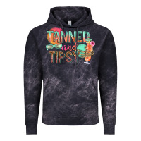 Cloud Black tanned and tipsy Vintage Hoodie - texasbilliewilder