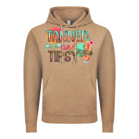 Vintage Coffee tanned and tipsy Vintage Hoodie - texasbilliewilder