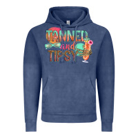 Vintage Denim tanned and tipsy Vintage Hoodie - texasbilliewilder