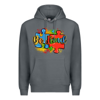 Rock be kind autism Premium Hoodie - LillyAllenDesigns