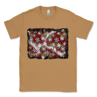 Toasted Coconut christmas snow crystals background Classic Tee - BundleAndBundleShop