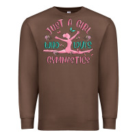 Chestnut just a girl who loves gymnastics Premium Sweatshirt - MaliasSmallBusiness