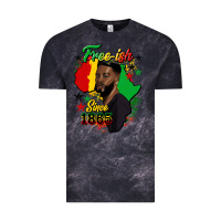 Cloud Black free ish since 1865 black man Vintage Tee - HRA Design Shop