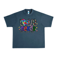 Midnight Navy love need no words Urban Heavy Tee - SublimationCraftShop