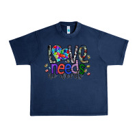 Navy love need no words Urban Heavy Tee - SublimationCraftShop