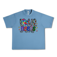 Pebble Blue love need no words Urban Heavy Tee - SublimationCraftShop