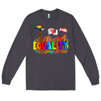 Smoke equality pride flags Long Sleeve Tee - AdoDesignShop
