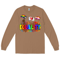 Toasted Coconut equality pride flags Long Sleeve Tee - AdoDesignShop