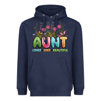Navy aunt loved kind beautiful Heavyweight Hoodie - MaliasSmallBusiness