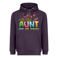Plum aunt loved kind beautiful Heavyweight Hoodie - MaliasSmallBusiness