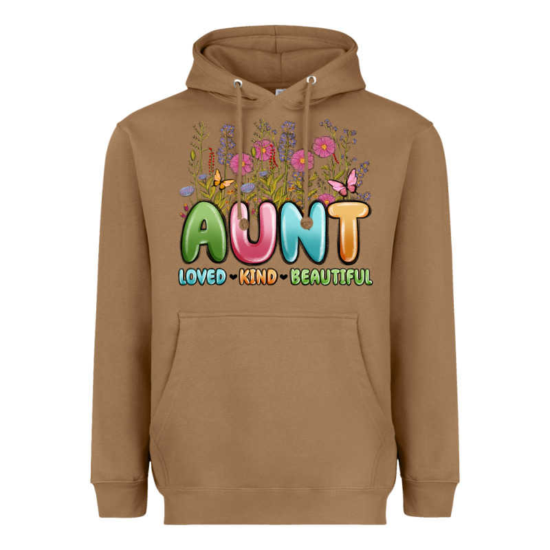 Aunt Loved Kind Beautiful Heavyweight Hoodie by MaliasSmallBusiness | Teevron
