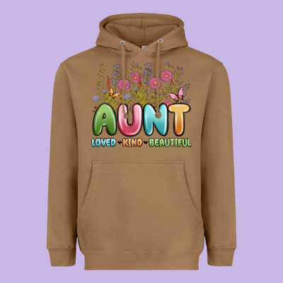 Aunt Loved Kind Beautiful Heavyweight Hoodie Designed By Maliassmallbusiness