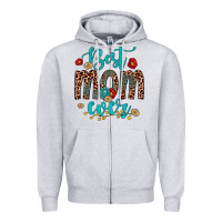 Heather Grey best mom ever Zipper Hoodie - Artiststas