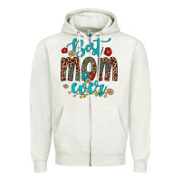 Oatmeal Heather best mom ever Zipper Hoodie - Artiststas