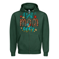Sports Green best mom ever Zipper Hoodie - Artiststas