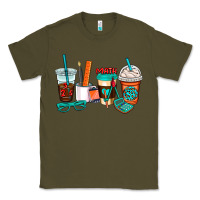 Army Green math teacher coffee cups Classic Tee - AdoDesignShop