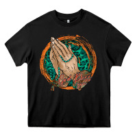 Black god bless you Heavy Core Tee - RacoonDesign