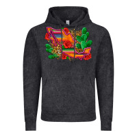 Vintage Black mexico map Vintage Hoodie - Zillion Design Studio