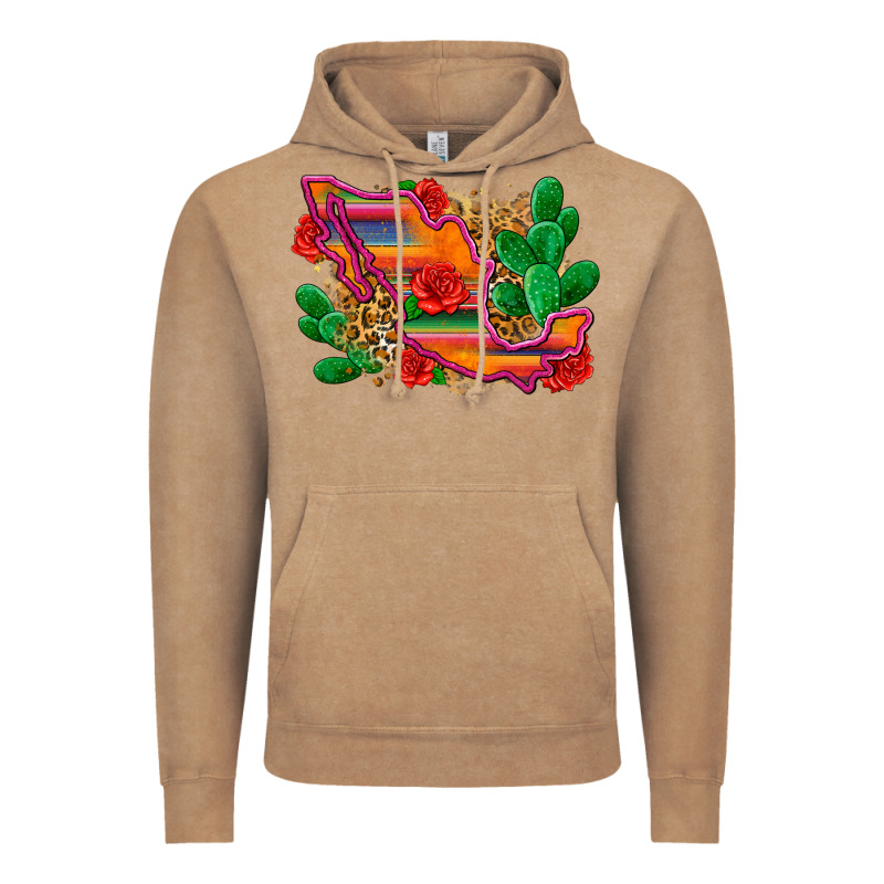 Mexico Map Vintage Hoodie by Zillion Design Studio | Teevron