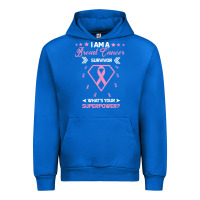 Cobalt I am a Breast Cancer Survivor What is Your Superpower Urban Hoodie - Bettercallsaul
