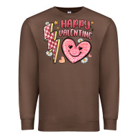 Chestnut happy valentine heart Premium Sweatshirt - MaliasSmallBusiness
