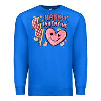 True Royal happy valentine heart Premium Sweatshirt - MaliasSmallBusiness