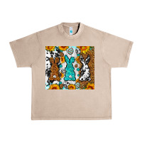 French Oak Easter bunnies leopard cowhide tumbler Easter Day Urban Heavy Tee - Neo Western