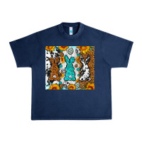 Navy Easter bunnies leopard cowhide tumbler Easter Day Urban Heavy Tee - Neo Western