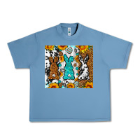 Pebble Blue Easter bunnies leopard cowhide tumbler Easter Day Urban Heavy Tee - Neo Western