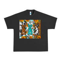 Pigment Black Easter bunnies leopard cowhide tumbler Easter Day Urban Heavy Tee - Neo Western