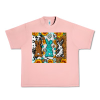 Salmon Easter bunnies leopard cowhide tumbler Easter Day Urban Heavy Tee - Neo Western