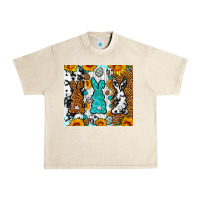 Sandshell Easter bunnies leopard cowhide tumbler Easter Day Urban Heavy Tee - Neo Western
