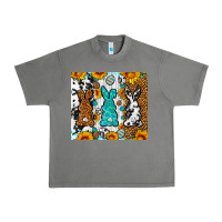 Tornado Easter bunnies leopard cowhide tumbler Easter Day Urban Heavy Tee - Neo Western