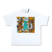 White Easter bunnies leopard cowhide tumbler Easter Day Urban Heavy Tee - Neo Western