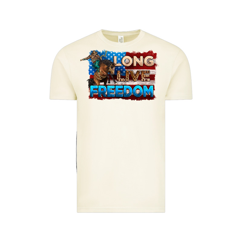 Long Live Freedom 4th Of July Vintage Tee by Neo Western | Teevron
