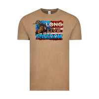 Vintage Coffee Long live freedom 4th of july Vintage Tee - Neo Western