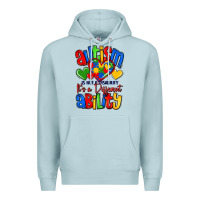 Blue Mist autism is not a disability it's a different abilit Premium Hoodie - LillyAllenDesigns