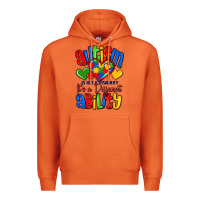 Carrot autism is not a disability it's a different abilit Premium Hoodie - LillyAllenDesigns