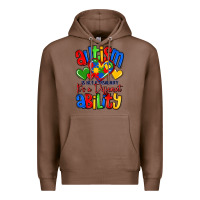 Chestnut autism is not a disability it's a different abilit Premium Hoodie - LillyAllenDesigns